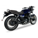 Echappement IXIL IRONHEAD CONICAL BLACK INOX MOTO GUZZI V7 850 SPECIAL / STONE