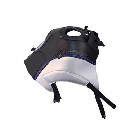 Tapis de reservoir BAGSTER YAMAHA TRACER 9 GT 2021-2024 NOIR / ARGENT / DÉCO BALTIQUE