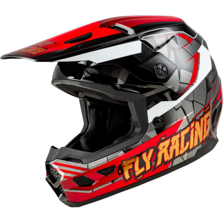 Casque cross enfant FLY RACING Kinetic Scorched