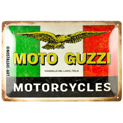 plaque metal moto MOTO GUZZI MOTORCYCLES