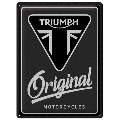 plaque metal moto TRIUMPH MOTORCYCLES