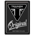 plaque metal moto TRIUMPH MOTORCYCLES