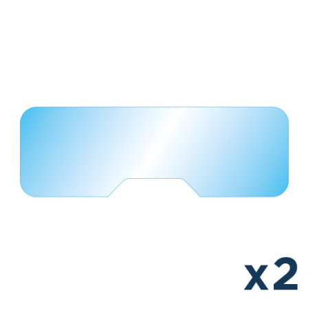 AF Protect Films hydrophobes universels Mudkid24 pour masque moto cross