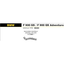 Raccord central racing échappement ARROW BMW F900GS F900GS ADVENTURE 2024