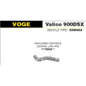 Raccord central racing échappement ARROW VOGE VALICO 900 DSX 2024