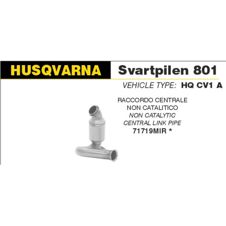 Raccord centrale décatalysé d'Echappement ARROW KTM SMT 890 HUSQVARNA 801 SVARTPILEN