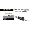 Echappement ARROW INDY RACE embout carbone CF MOTO MT 450 2024