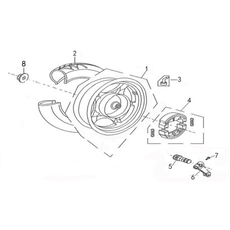 Jante alu arrière 12'' MOTRON BREEZY Jante alu arrière 12'' MOTRON BREEZY