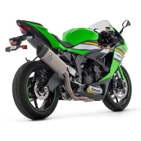 Ligne complète d'échappement racing ARROW PISTA KAWASAKI ZX-6R 2024-2025