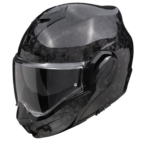 Casque moto modulable SCORPION EXO-TECH EVO CARBON ONYX