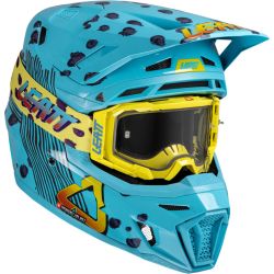 Casque Moto Cross LEATT Kit Moto 8.5 V25 avec masque Velocity 5.5 offert