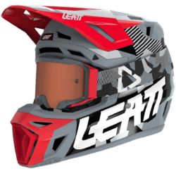 Casque Moto Cross LEATT Kit Moto 8.5 V24 Forge avec masque Velocity 5.5 offert