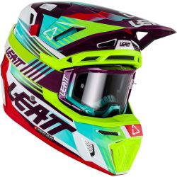 Casque Moto Cross LEATT Kit Moto 8.5 23 avec masque Velocity 5.5 offert