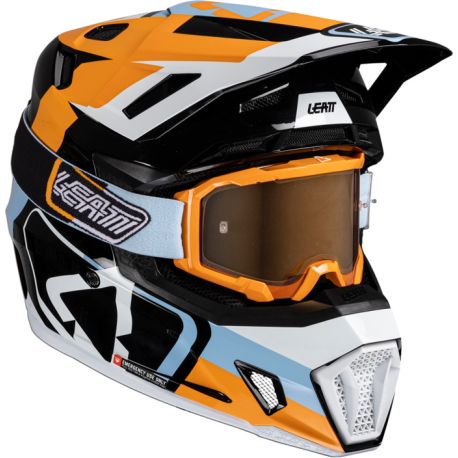 Casque Moto Cross LEATT Kit Moto 7.5 V25 avec masque Velocity 4.5 offert