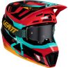 Casque Moto Cross LEATT Kit Moto 7.5 V25 avec masque Velocity 4.5 offert 12