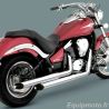 Echappement Silvertail K02 VN900 CLASSIC + CUSTOM 2006-2016 0