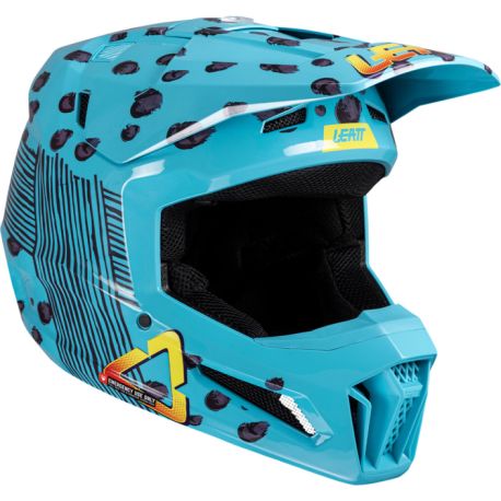 Casque Moto Cross enfant LEATT Kit Moto 3.5 V25 avec masque Vizion 2.5 offert