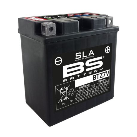 Batterie BS BATTERY SLA sans entretien activé usine YTZ7V BTZ7V