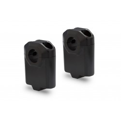Kit réhausse de guidon moto SW MOTECH  22mm H 50mm noir