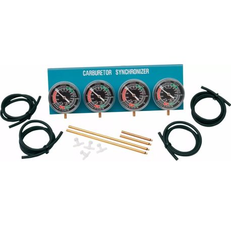 Dépressiomètre à aiguille moto 4 manomètres