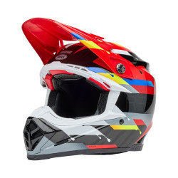 Casque Cross BELL Moto-9S Flex - Renen Nova Black/Red