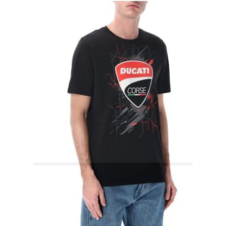Tee shirt Ducati Corse Scratched logo