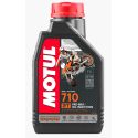 Huile 100% synthetique MOTUL 710 2 temps 1 Litre