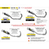 Ligne complète d'Echappement ARROW INDY RACE YAMAHA YZF-R9 2025 homologué 0