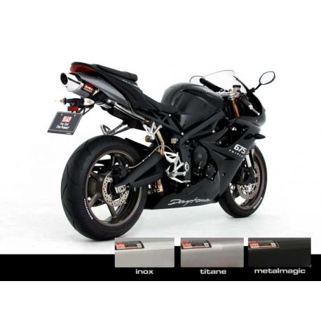 Echappement YOSHIMURA OVAL CONE TRIUMPH 675 daytona 2009-2012