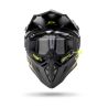 Masque moto cross UP DESIGN Bold NOIR MIDNIGHT écran transparent Roll Off 1