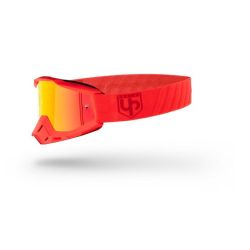 Masque moto cross UP DESIGN Bold ROUGE écran miroir
