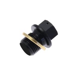 Bouchon de vidange TECNIUM aluminium noir M20x15x14