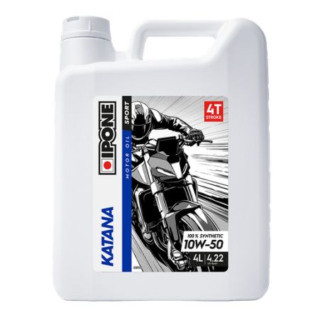 Huile moteur Ipone FULL POWER KATANA - 10W50 100% synthése - 4 LITRES