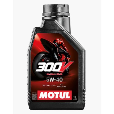 Huile Motul 100% synthèse 300 V 5w40 1 Litre Huile Motul 100% synthèse 300 V 5w40 1 Litre