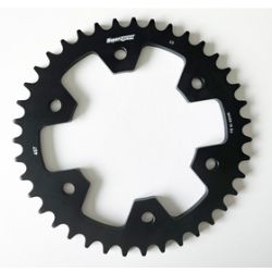 Couronne de transmission moto en alu ROYAL ENFIELD 650 CONTINENTAL 650 INTERCEPTOR pas 525
