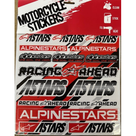 Planche autocollants A4 ASTAR