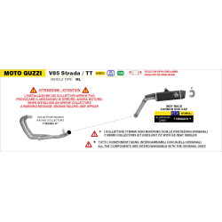 Collecteur racing d'Echappement ARROW MOTO GUZZI V85TT/strada 2025