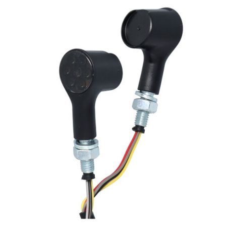 Paire de Clignotants Mototec leds SOLIS avec feu de position et feu stop intégrés