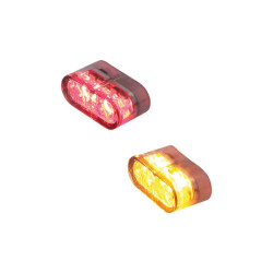 Clignotant/Feu arrière LED HIGHSIDER pro Little Star fumé - Module 3en1 homologué