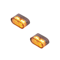 Clignotant/Feu arrière LED HIGHSIDER pro Little Star-MX fumé - Module 2en1 homologué