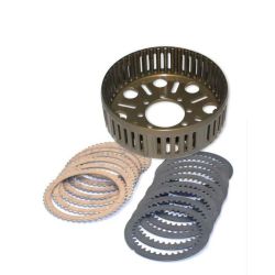 Kit disques garnis + lisses d'embrayage NEWFREN Pro Race DUCATI MONSTER EVO HYPERMOTARD EVO STREETFIGHTER