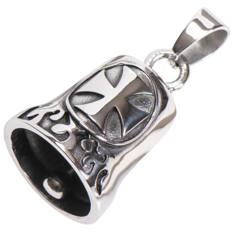 Cloche BIKER BELL IRON CROSS CROIX DE MALTE Cloche BIKER BELL IRON CROSS CROIX DE MALTE