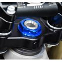 Ecrou de colonne de direction SCAR bleu Kawasaki KX250F KX KX450F
