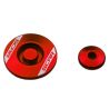 Bouchons carter moteur latéraux SCAR rouge Suzuki RM-Z RMX-Z 0