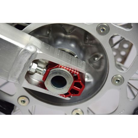 Tendeur de chaîne SCAR rouge Honda CR CR-F