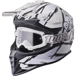 Casque Moto Cross GMS FORTIS GRAFFI avec lunettes 100% inclus