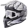 Casque Moto Cross GMS FORTIS GRAFFI avec lunettes 100% inclus 0