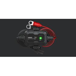 Chargeur de batterie intelligent montage direct cosses NOCO Genius 6V / 12V 2A