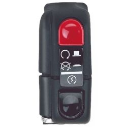 Commodo electrique droit avec interrupteur coupe contact