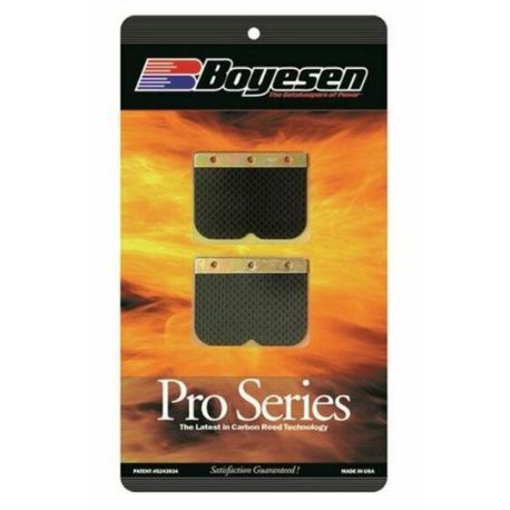 Clapets carbone de rechange pour boite à clapets Boyesen Honda CR250R 1986-1998